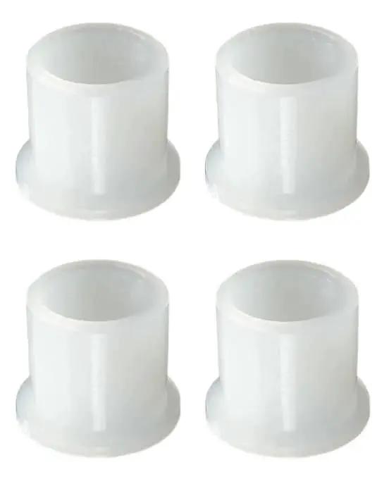 Replacement Nylon Bushing 45-080 For One Half Inch Inner Diameter And Five Eighths Inch Outer Diameter Flange Outer Diameter Three Quarters Inch Height Five Eighths Inch Fits Laser L2119 95008 And Oregon 45-080 Four Pack