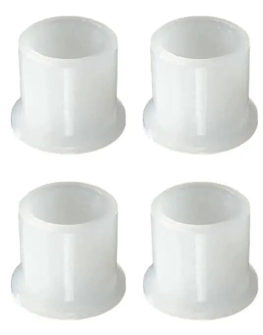 Replacement Nylon Bushing 45-080 For One Half Inch Inner Diameter And Five Eighths Inch Outer Diameter Flange Outer Diameter Three Quarters Inch Height Five Eighths Inch Fits Laser L2119 95008 And Oregon 45-080 Four Pack
