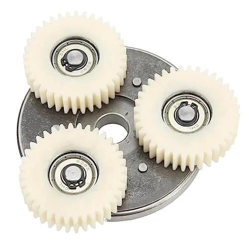 Electric Motor Gear Clutch Kit, High-Torque Planetary Gear Replacement, 36T Nylon Construction with steel clutch components.