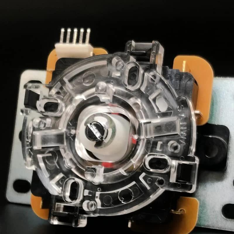 Close-up view of Nylon Oversize Actuator for Arcade Joysticks With Sanwa JLF Series And Hori Hayabusa Compatibility 1mm OTTO DIY Update Kit.