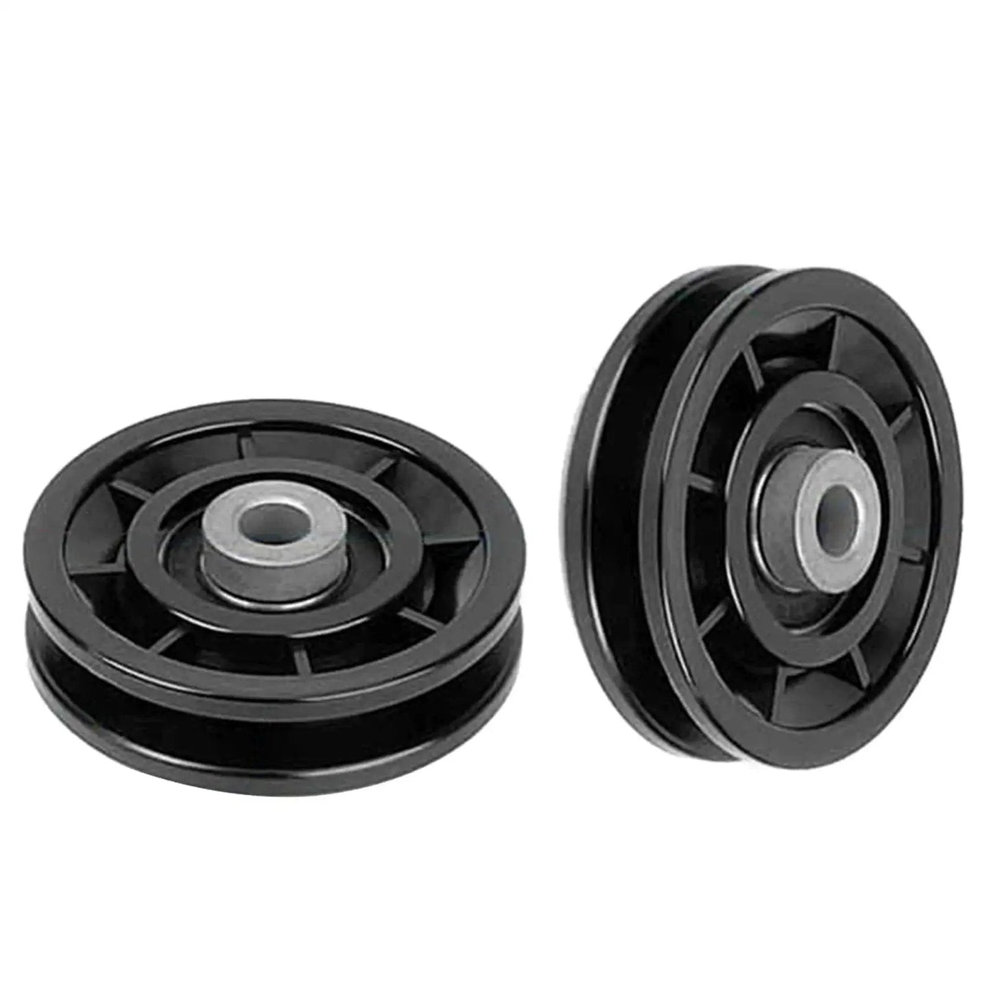 Nylon Round Rope Pulley For Fitness Equipment And Cable Machines Replacement Roller Low Friction Waterproof PA Pulley Reduces Vibration