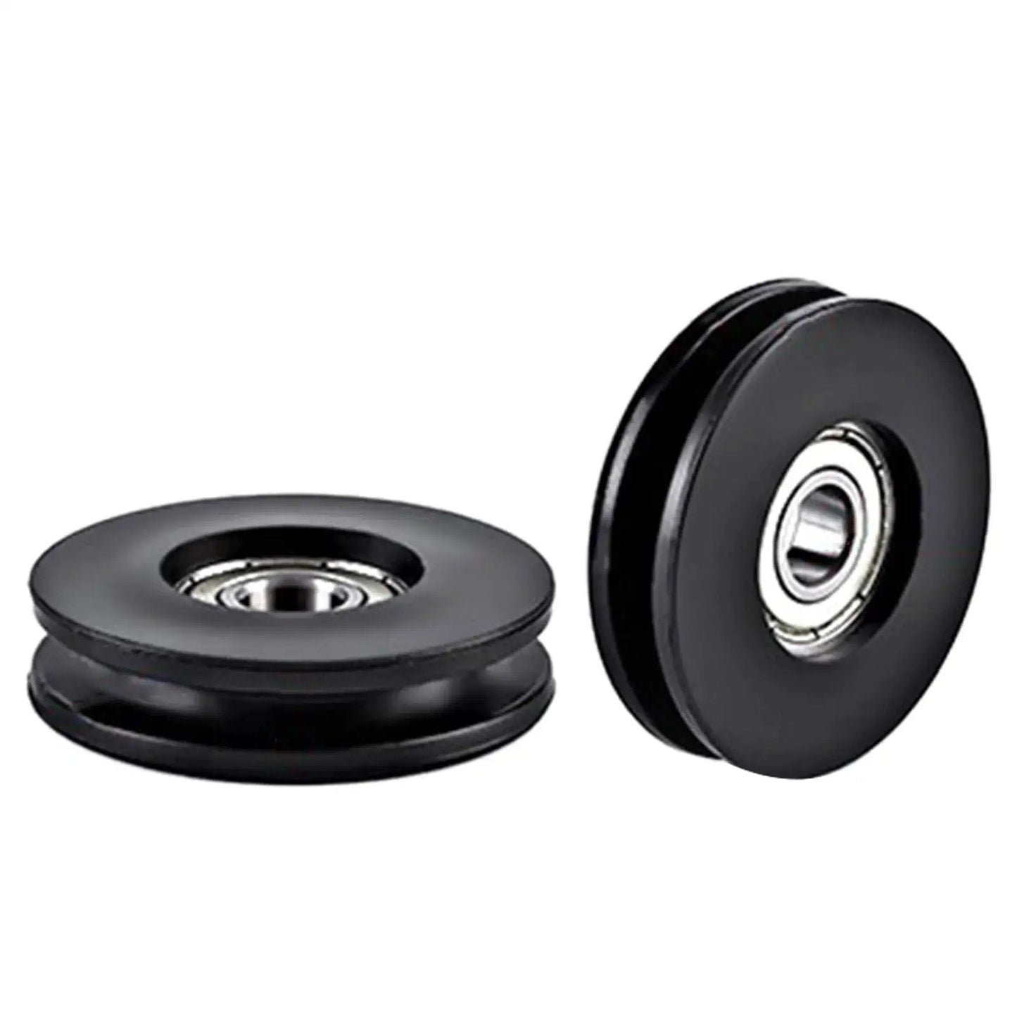 Nylon Round Rope Pulley for Fitness Equipment and Cable Machines Replacement Roller low friction waterproof PA pulley