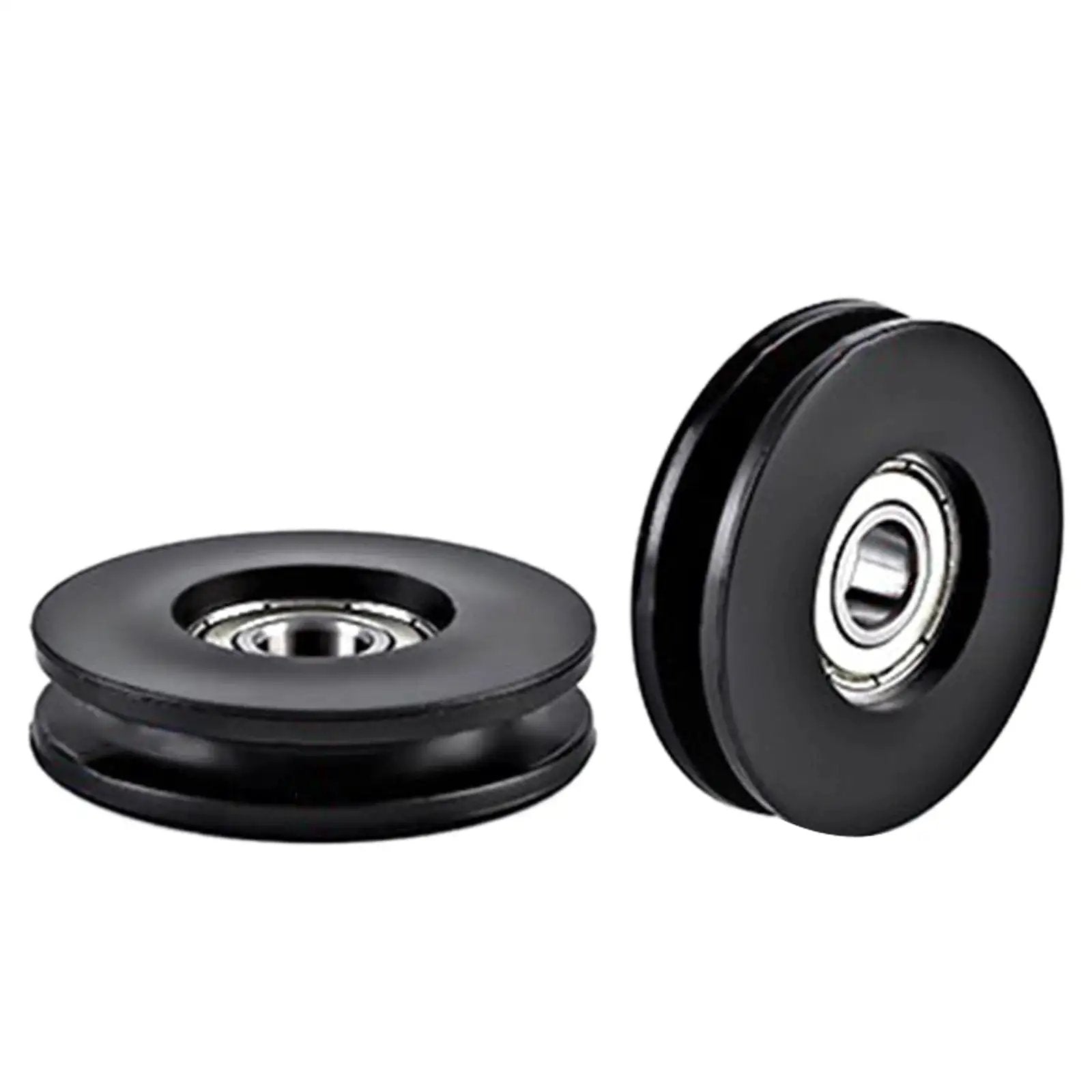 Nylon Round Rope Pulley for Fitness Equipment and Cable Machines Replacement Roller low friction waterproof PA pulley