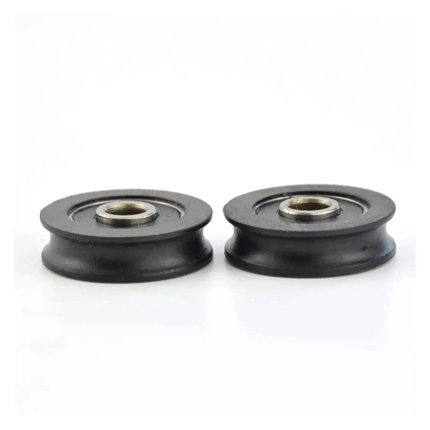 Pair of Nylon 6x26x7mm POM Moving Pulley With 626RS Bearing for doors and cabinets, ideal belt and cord guide in tight spaces.