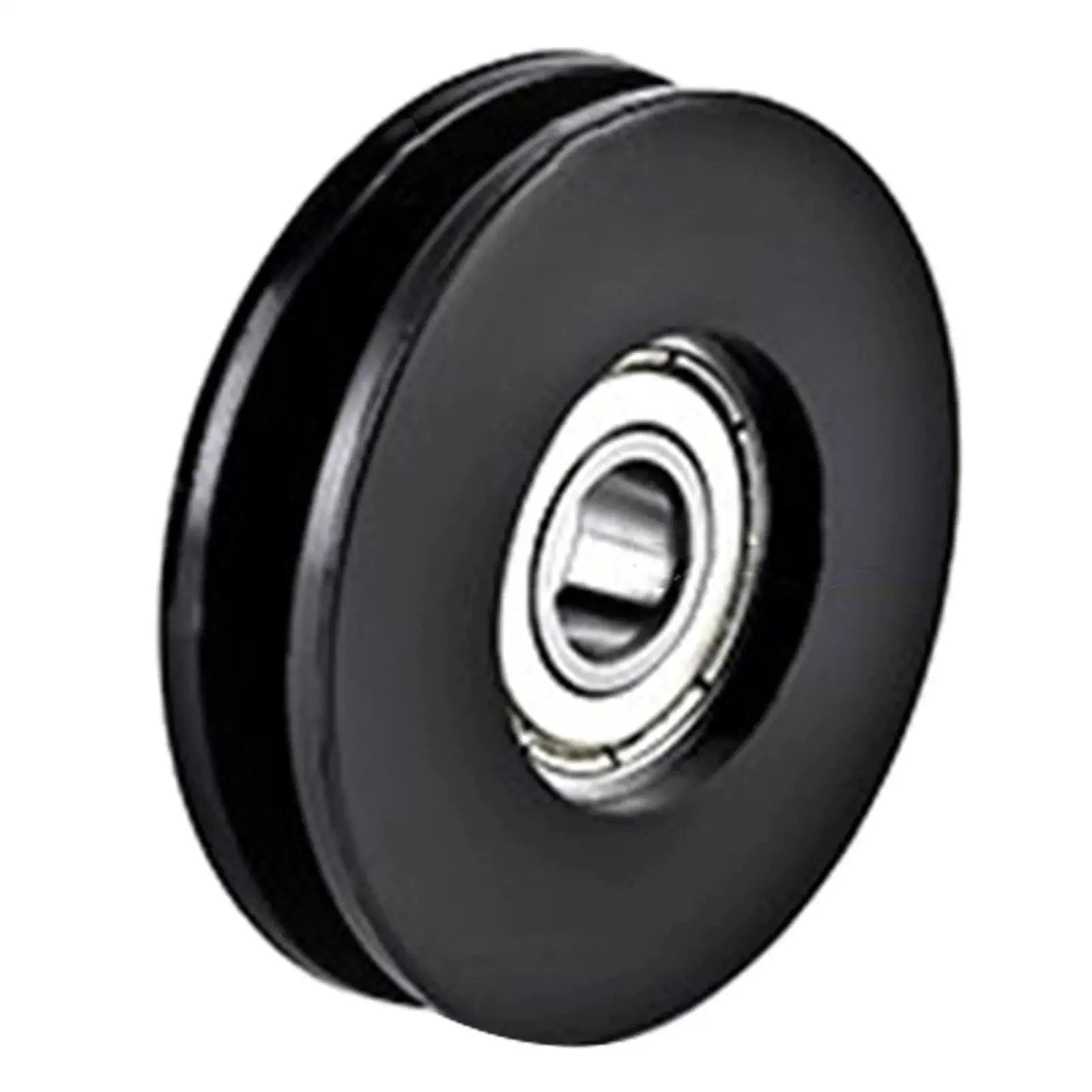 Black Nylon Round Rope Pulley For Fitness Equipment And Cable Machines Replacement Roller Low Friction Waterproof PA Pulley