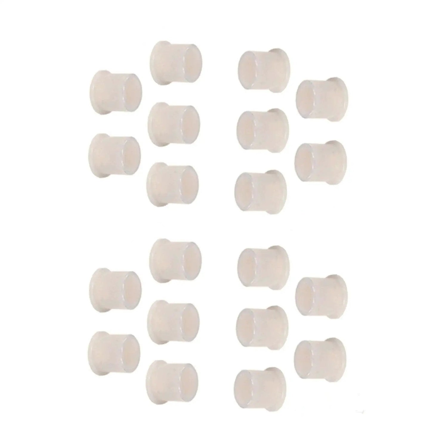 Replacement Nylon Wheel Bushing For One Half Inch ID By Five Eighth Inch OD Direct Fit For Rotary 329 Laser L2119 20-pack image.