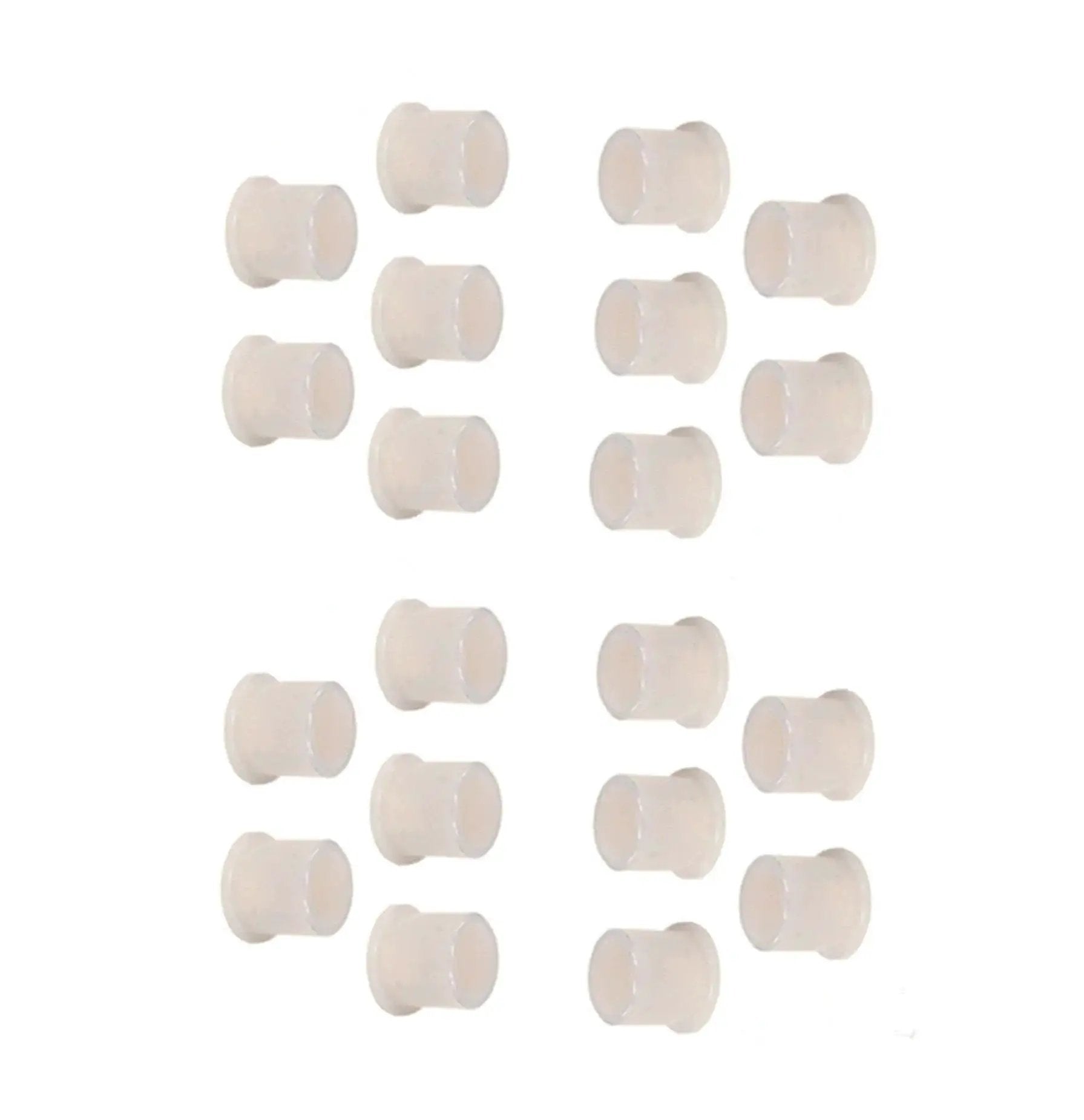 Replacement Nylon Wheel Bushing For One Half Inch ID By Five Eighth Inch OD Direct Fit For Rotary 329 Laser L2119 20-pack image.