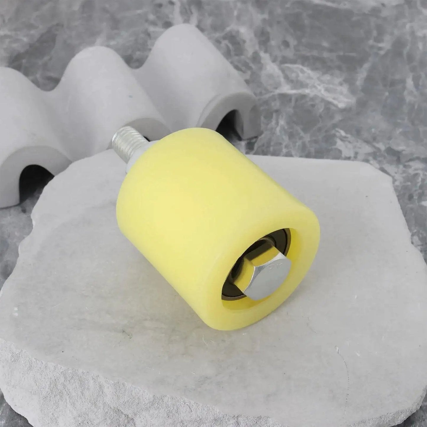 4 Pcs Nylon Slide Gate Guide Rollers With 6201 Bearing For Electric And Sliding Doors Adjustable 48mm Wheel Diameter