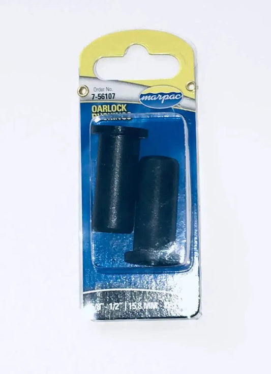 Oarlock Bushings For Boats 5/8 To 1/2 Inch Nylon Black 7-56107 in retail packaging