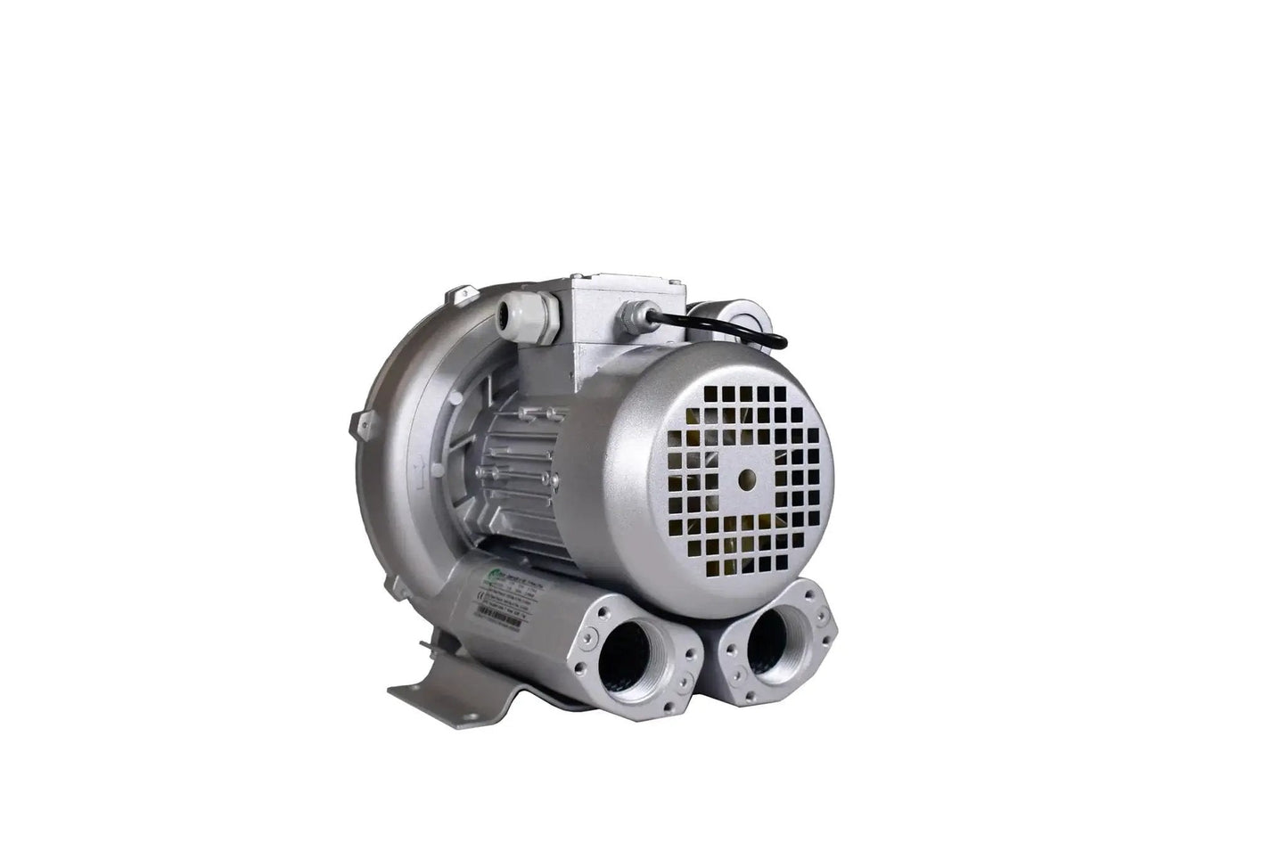 Compact, oil free regenerative blower provides high airflow at low pressure for industrial air handling, 0.67 HP, 220V, 57 CFM