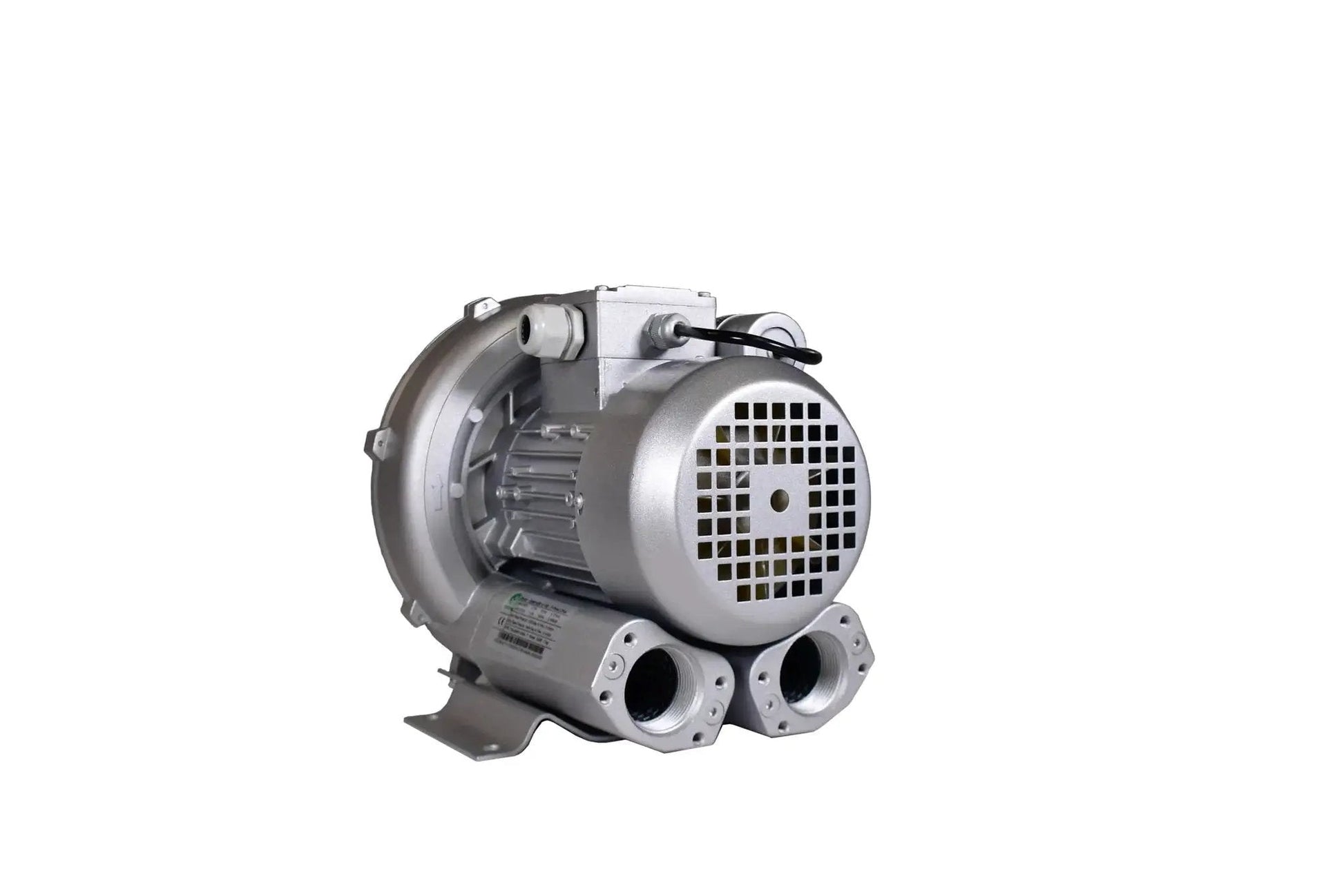 Compact, oil free regenerative blower provides high airflow at low pressure for industrial air handling, 0.67 HP, 220V, 57 CFM