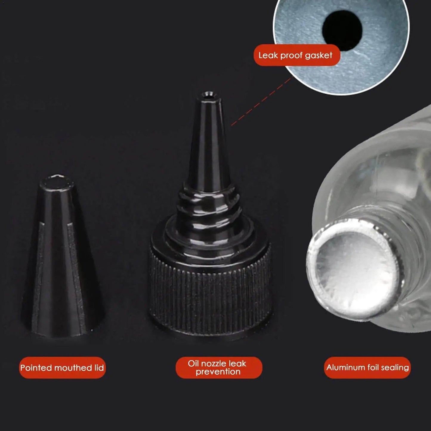 Tile Pusher Guide Oil For Cutter Machines with leak-proof gasket, pointed lid, and aluminum foil sealing for rust prevention and noise reduction.