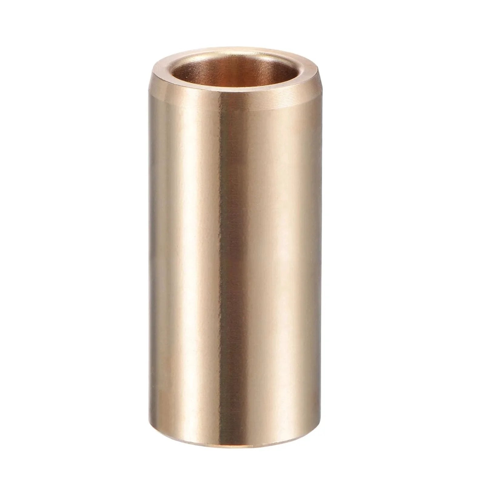 Oilless Brass Sleeve Bearing 10mm X 14mm X 30mm For Equipment And Machinery Use, gold tone, cylindrical view.