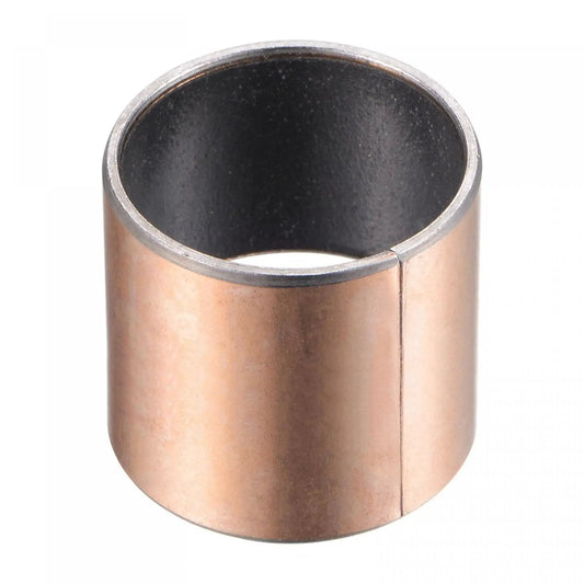 24mm Bore Sleeve Bearing 27mm Outside Diameter 30mm Length Oilless Bronze Sintered Coated Bushing For Low Friction High Load Capacity Wear Resistant