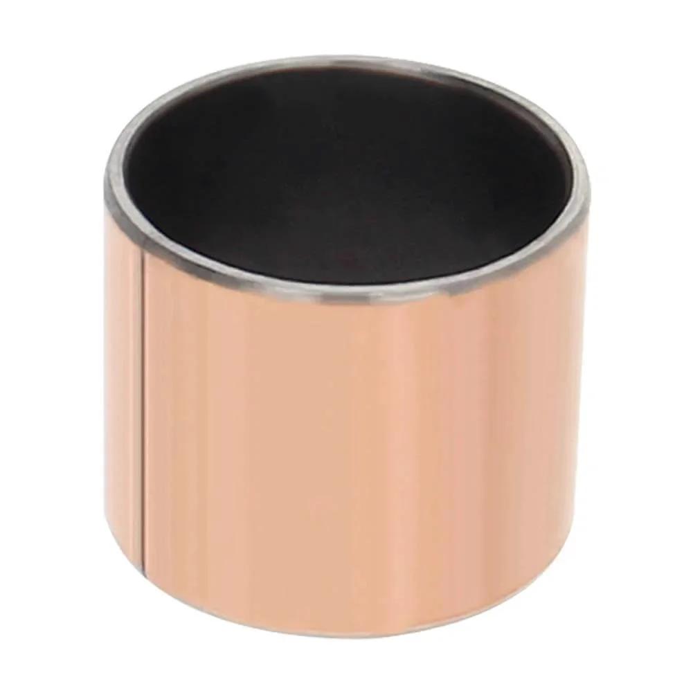 Oilless Bushing Sleeve Bearing 1.25 Inch Bore 1.40 Inch OD 1.17 Inch Length Self Lubricating Maintenance Free Carbon Steel