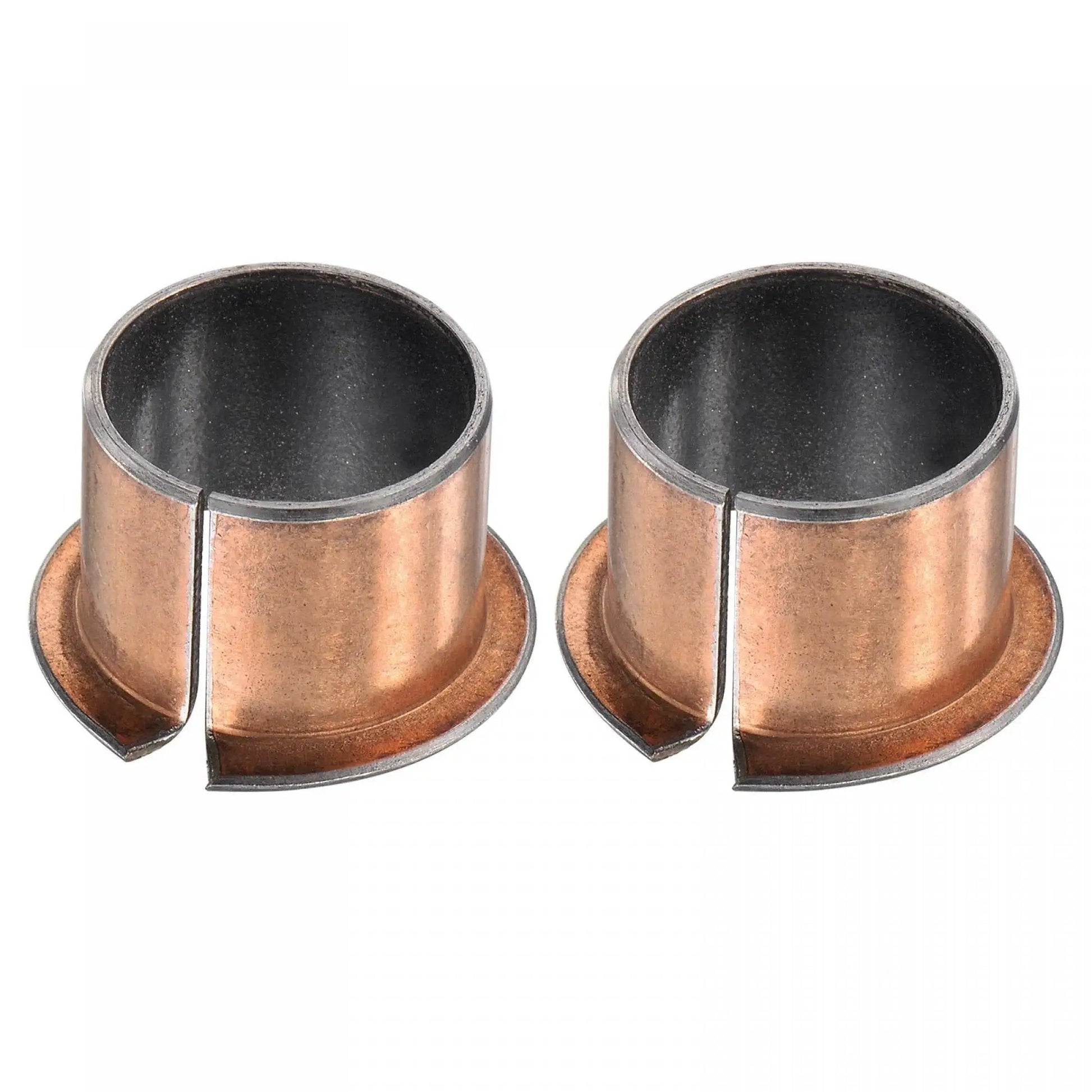 Flanged Sleeve Bearing Set With 22mm Bore And 25mm Outer Diameter, 20mm Length, 32mm Flange Diameter And 1.5mm Flange Thickness