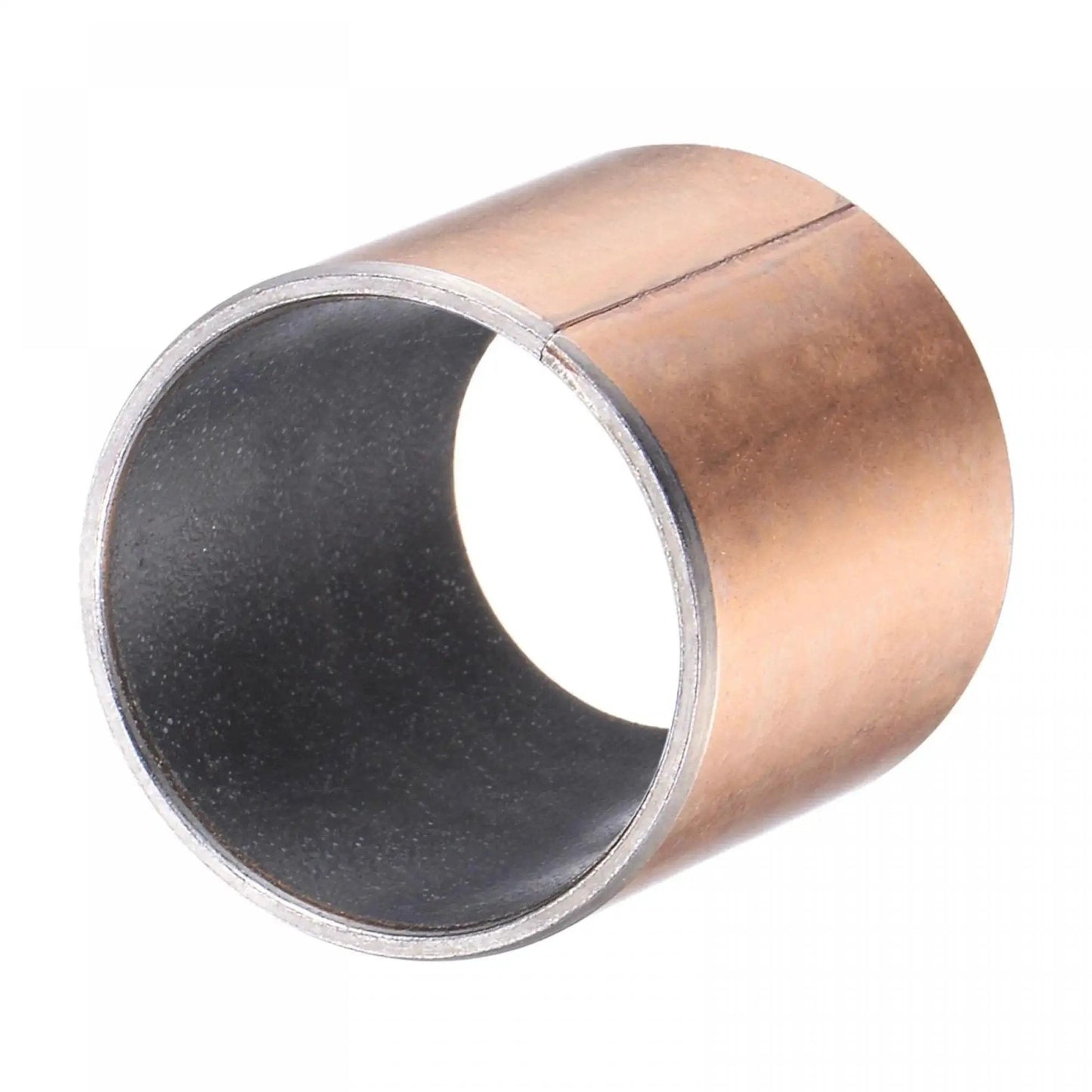 24mm Bore Sleeve Bearing 27mm Outside Diameter 30mm Length Oilless Bronze Sintered Coated Bushing For Low Friction High Load Capacity
