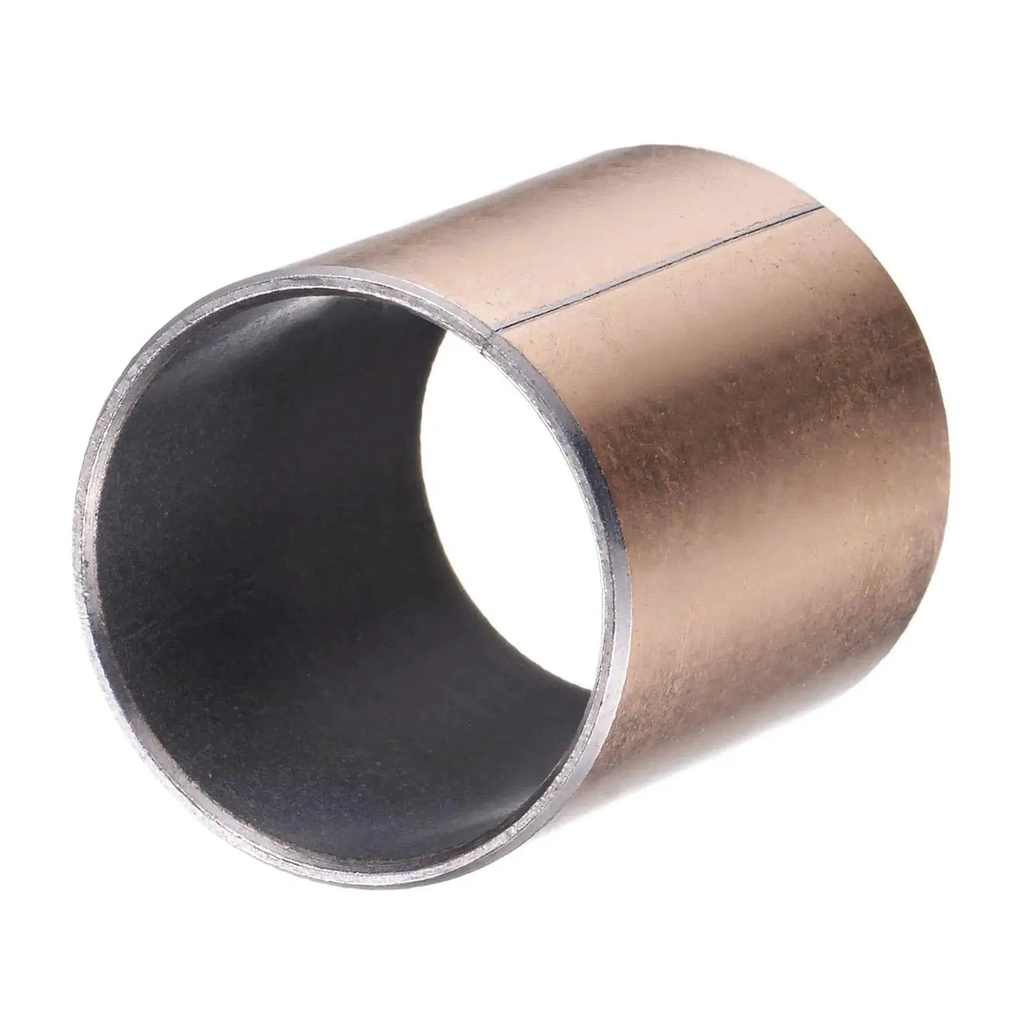 Oilless Sleeve Bearing 35mm Bore 39mm OD 50mm Length Wrapped Bushings, bronze-coated with carbon steel base, for low friction use