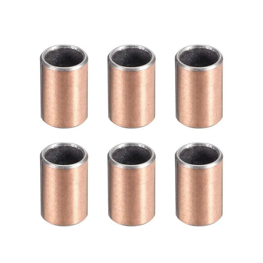 8mm Bore Sleeve Bearing 10mm OD 15mm Length Set Of Six Oilless Plain Bearings with Bronze Sintered Coating