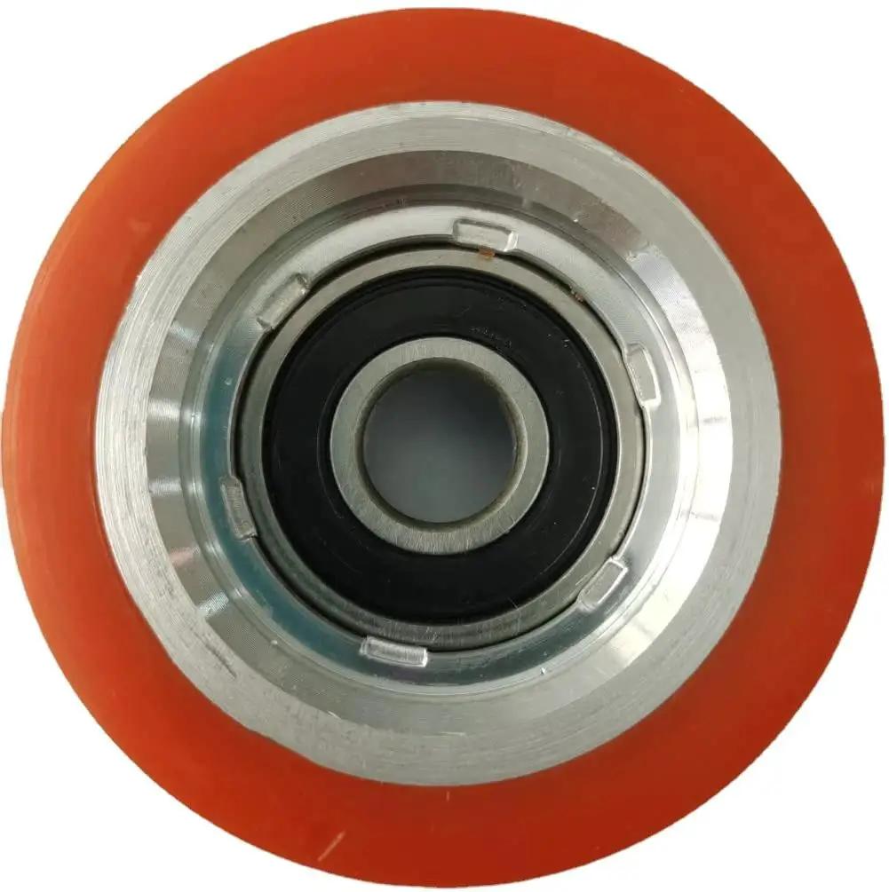 Orange Drum Roller Bearing Replacement For Alliance Huebsch IPSO Dryers, showing sealed ball bearing design for tumble dryers.