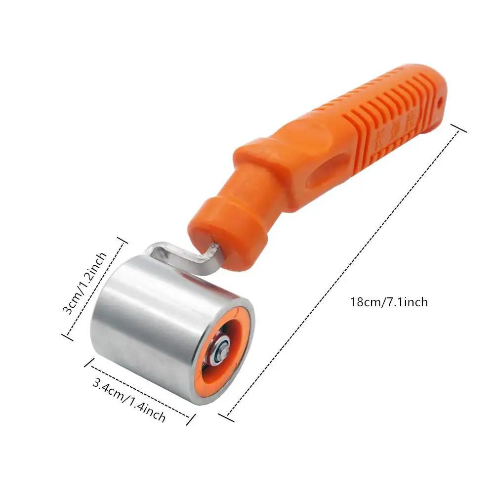 Pro Grade Seam Roller Hand Roller With Anti Slip Ergonomic Steel Roller for Wallpaper Vinyl Car Audio Sound Deadening and DIY Home Decor