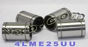 4-Pack LME25UU 25mm Ball Bushing 25x40x58mm Linear Motion Bearings