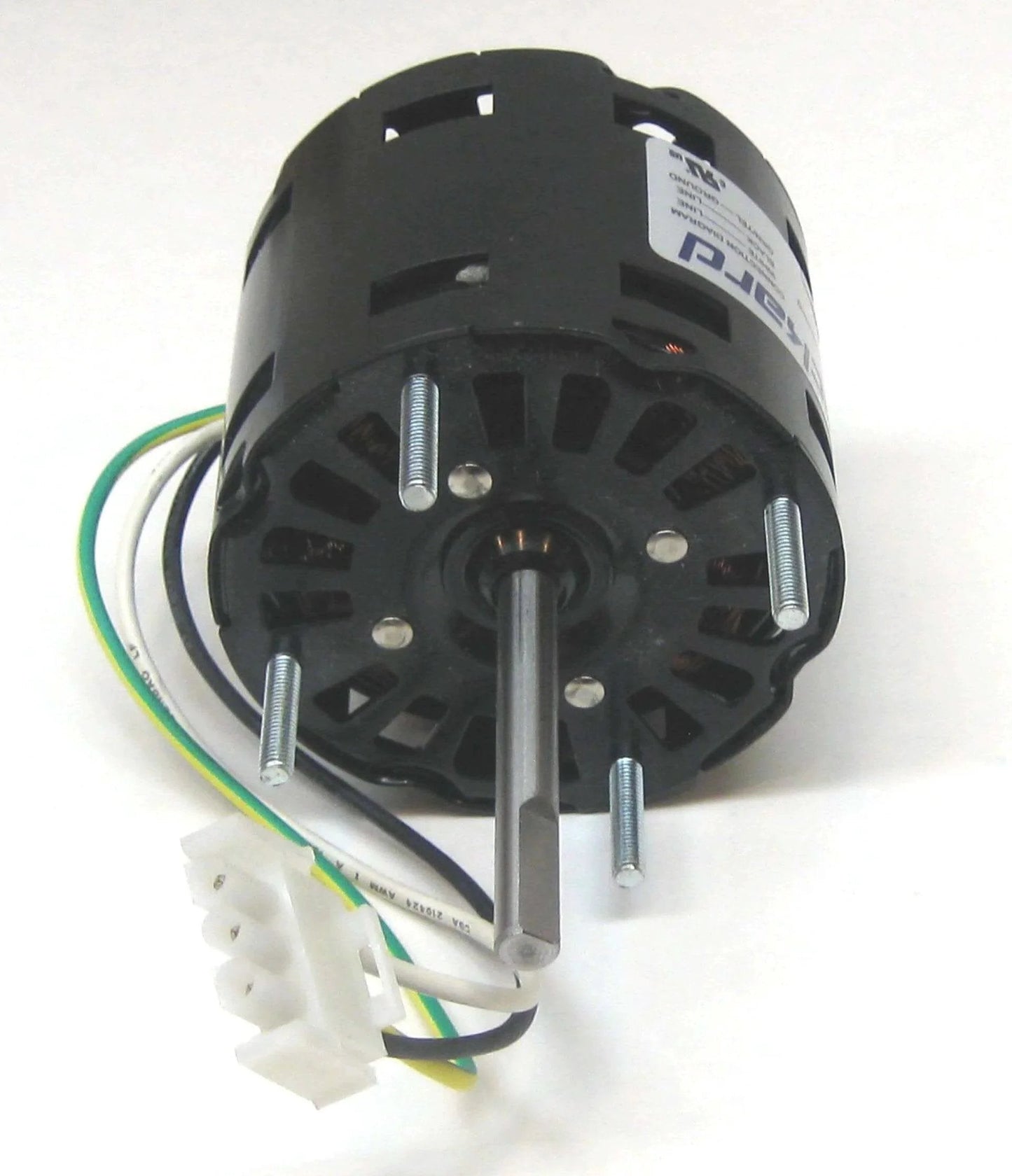 Packard 90145 Motor for Greenheck 310145, 8 Watt, 115/60 Volts, 950 RPM, CWSE with visible wiring and studs