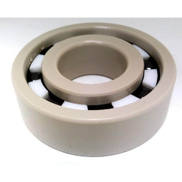 6205 PEEK Ball Bearing - Si₃N₄ Ceramic Balls - PTFE Cage - 25x52x15mm