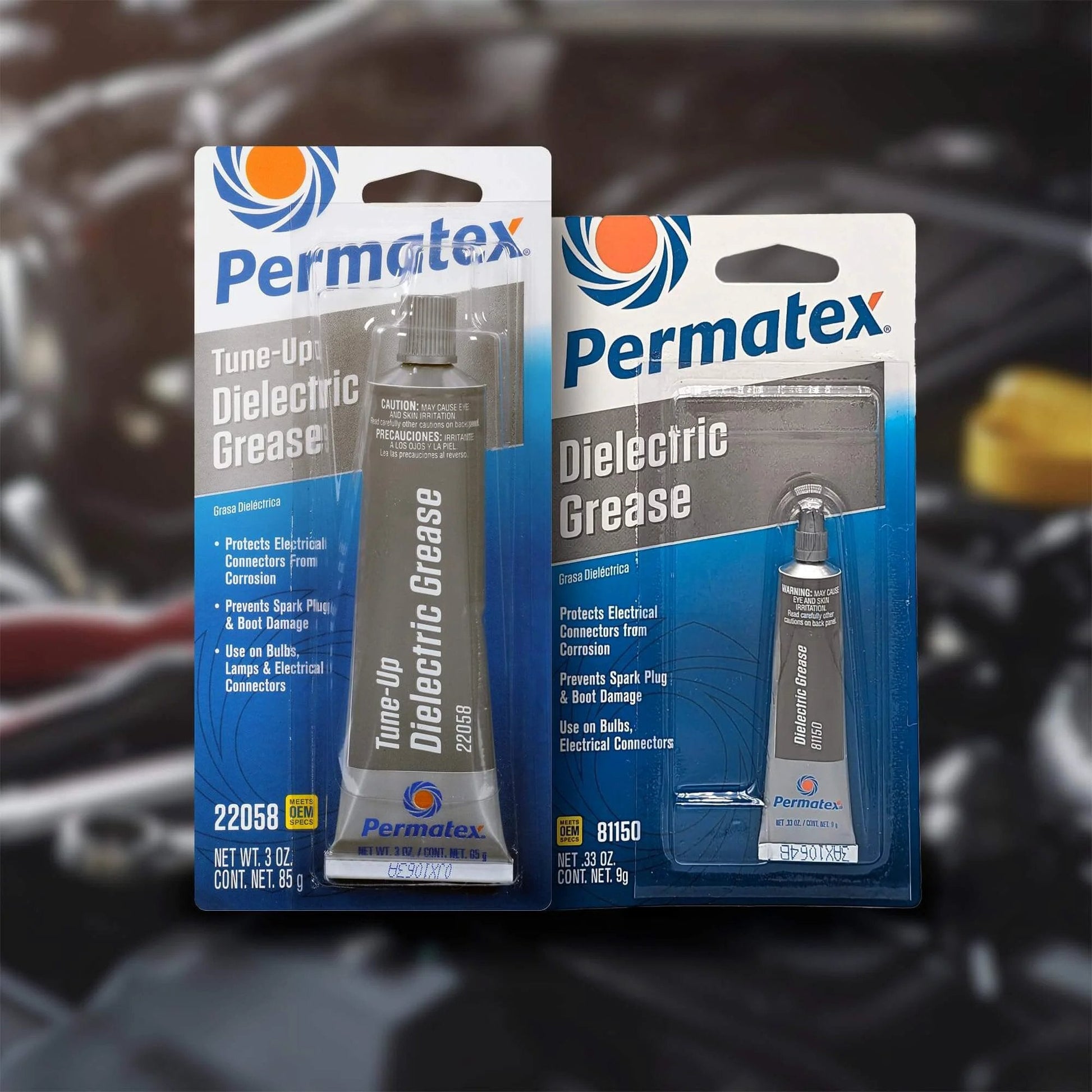 Permatex 81150 Dielectric Tune-Up Grease, 0.33 oz. Tube, Silver packaging for marine and automotive wiring protection