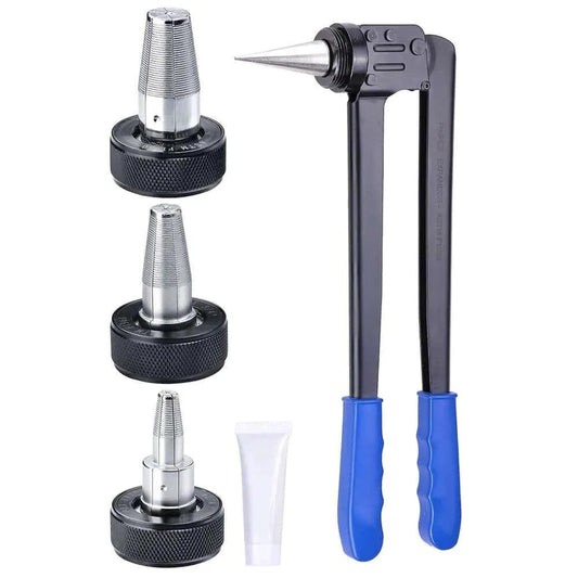 PEX Expansion Tool Kit For One Half Inch, Three Quarter Inch And One Inch Tubing, Head Tube Expander With Carry Case shown