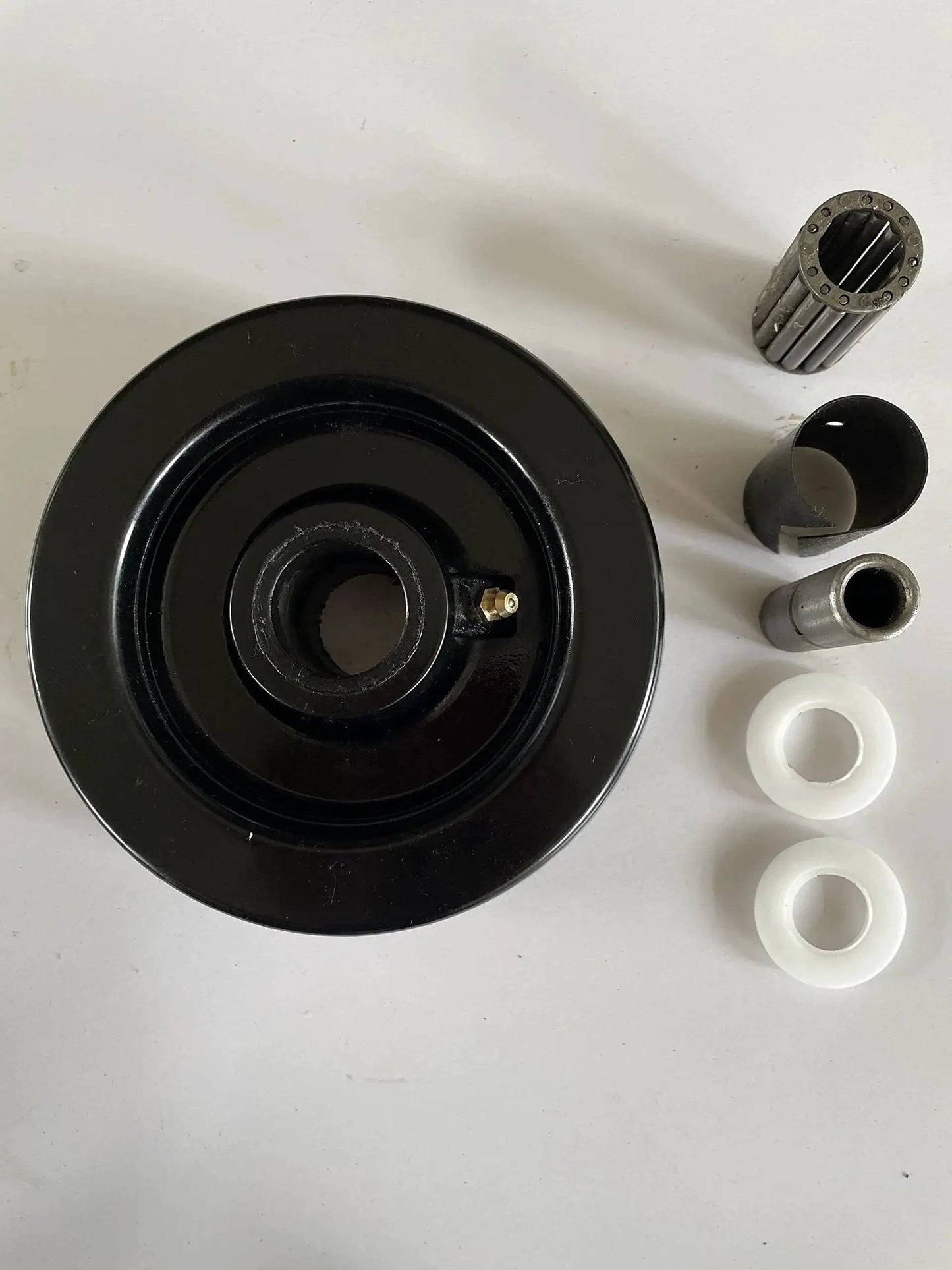 Phenolic Wheel With Flat Tread In 4 Inch 5 Inch Or 6 Inch Diameters And 2 Inch Width For Medium To Heavy Duty Use Wheel and Bearings