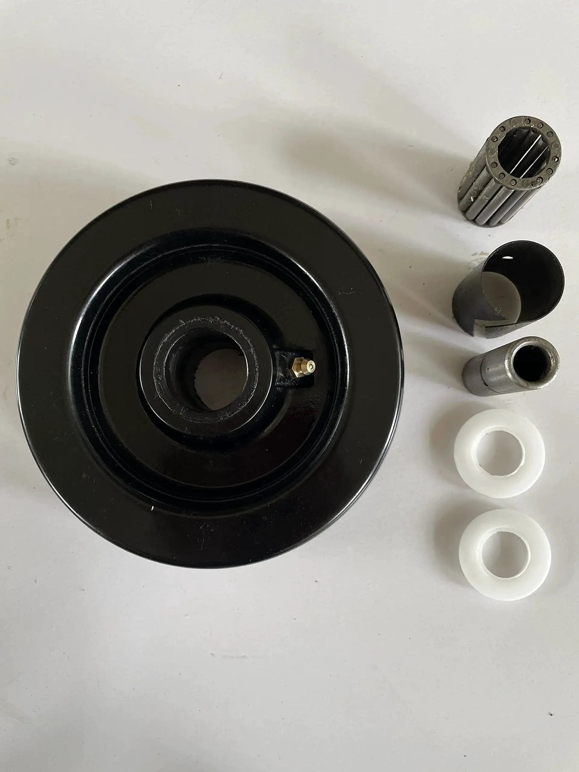 Phenolic Wheel With Flat Tread In 4 Inch 5 Inch Or 6 Inch Diameters And 2 Inch Width For Medium To Heavy Duty Use Wheel and Bearings