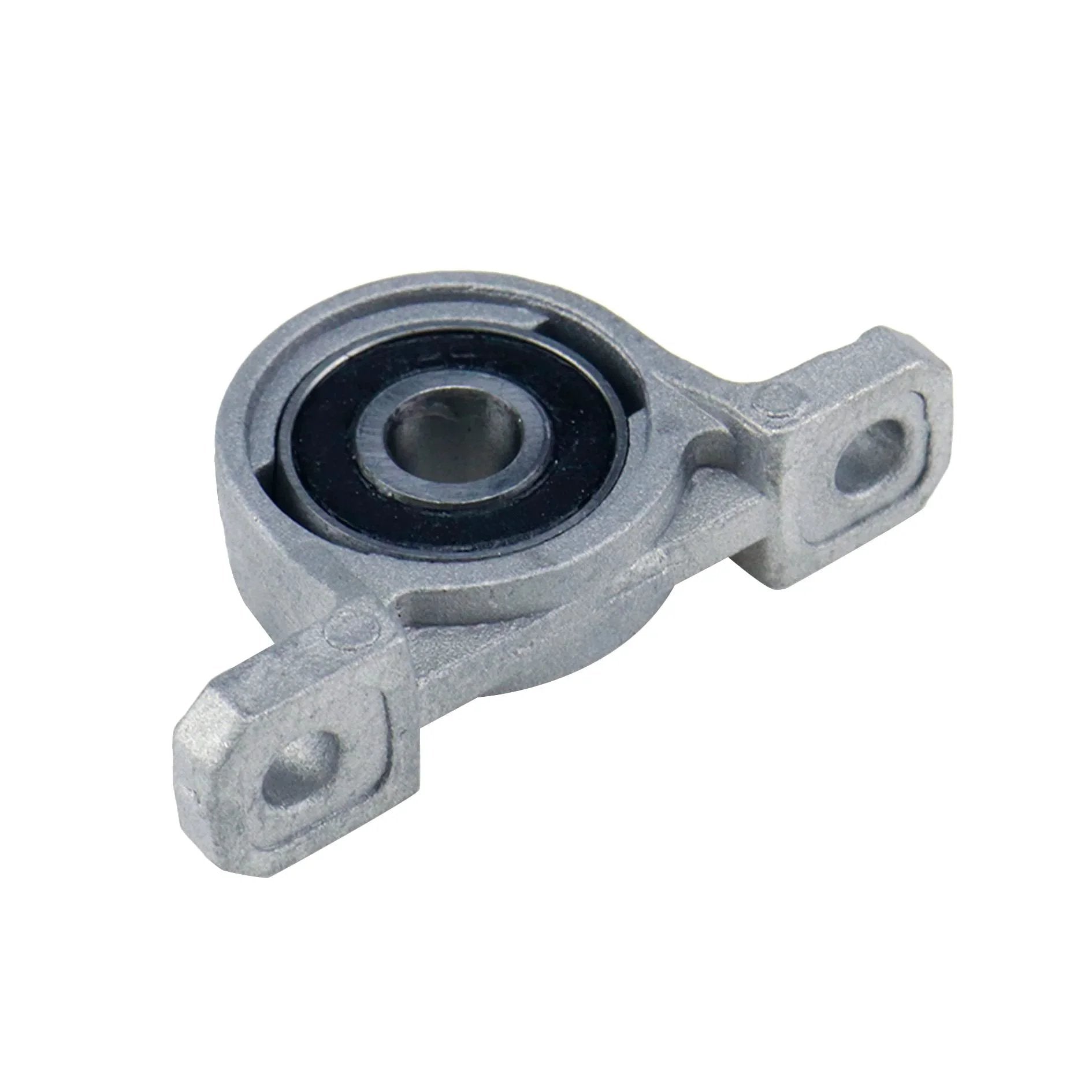 Four Pack KP08 Self Aligning Pillow Block Bearings 8mm Inner Diameter Mounted Flange Bearings Zinc Alloy Steel Vertical Mount Includes 5mm Mounting Holes