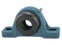 Set Screw Pillow Block Unit UCLP209C Low Base 45mm Wide with O Cover Single Unit for Shaft Support, Compatible with Sealed Ball Bearing Applications