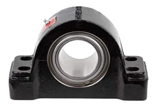 Pillow Block Spherical Roller Bearing With Cast Iron Housing Rexnord Link-Belt PB22439FH 2-7/16 Inch Bore front view