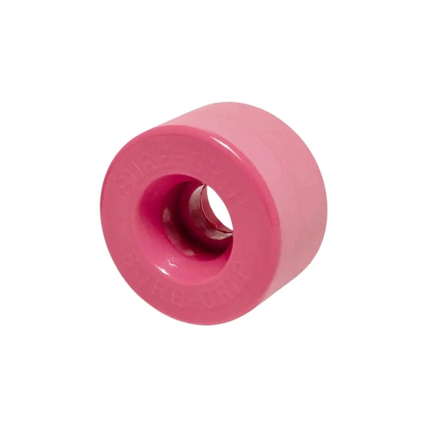 Pink Velvet Indoor Roller Skate Wheel, 55mm x 31mm, Vanathane Material, designed for precision bearings, Sure Grip, Made in USA