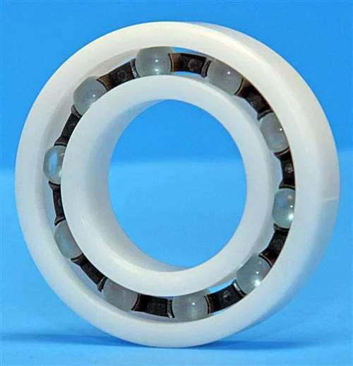 Acetal/POM Plastic Bearing 6205 - Glass Balls - 25x52x15mm