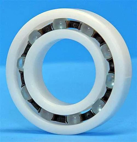 Acetal/POM Plastic Bearing 6205 - Glass Balls - 25x52x15mm