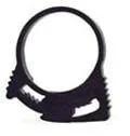 Plastic Snapper Hose Clamp 1 Inch Nominal Hose Fit For Hoses With Outside Diameter Ranging From 1 3/16 To 1 3/8 Inches, side view