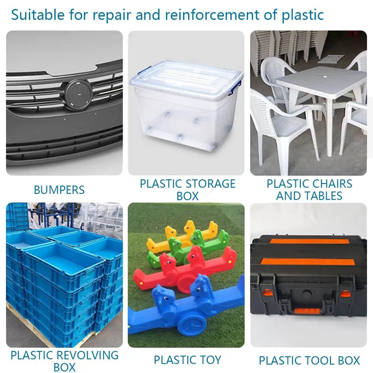 1000Pcs WaveShape Hot Staples For Plastic Welding 0.8mm And 0.6mm Sizes repairing plastic bumpers, storage boxes, and chairs