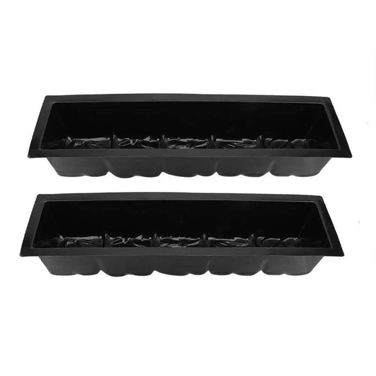 2 Pack Reusable Plastic Stepping Stone Molds For DIY Concrete Paths And Garden Walkways, eco friendly heavy duty lightweight durable molds