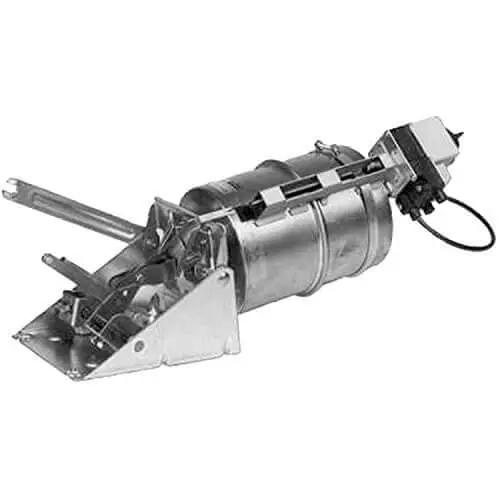 Side view of Honeywell MP918A1024 Pneumatic Damper Actuator For HVAC Systems with 3.5 Inch Stroke and high force mechanism