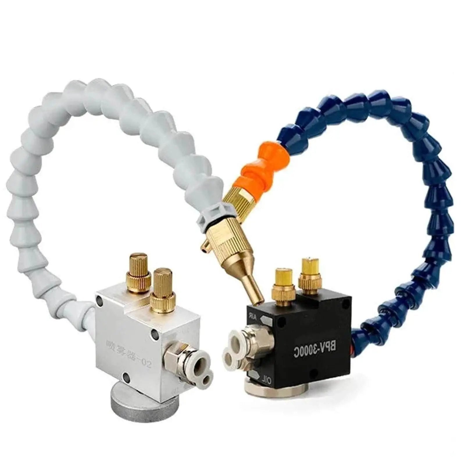 Mist Coolant Lubrication Spray System For CNC Lathes Mills Drills And Engraving Machines 8mm Pipe Cooling With Magnet Pneumatic Mist Sprayer