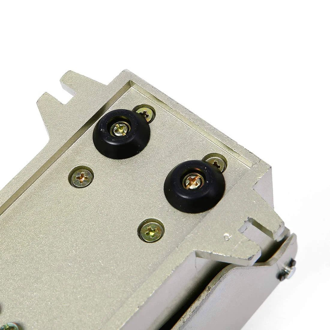 Close-up of 1/4" NPT Latching Pneumatic Foot Operated Pedal Valve Switch 5 Way 2 Position with Protective Shield FOV-N320AC.