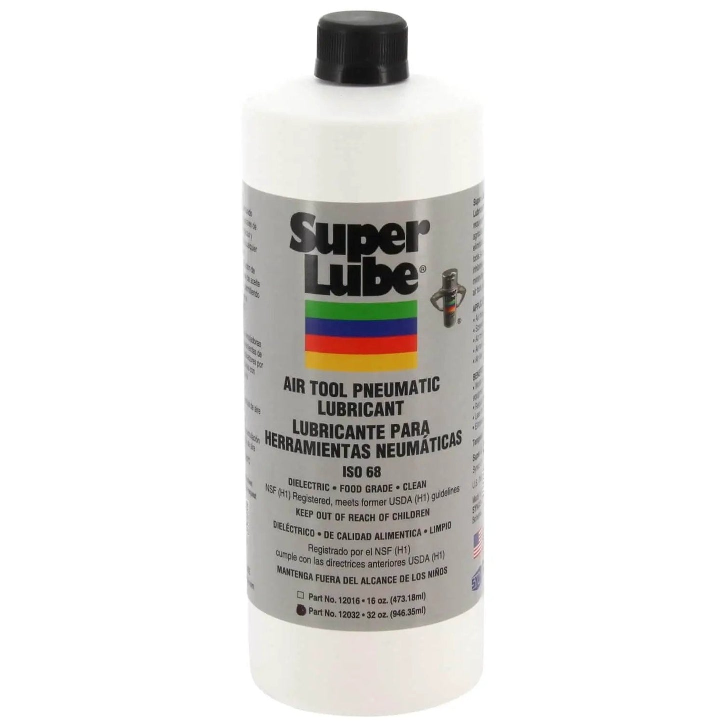 Pro Grade Pneumatic Tool Lubricant For Air Tools, Long Lasting Lubrication With Moisture Protection, NSF Food Grade, Translucent 1 Quart Bottle