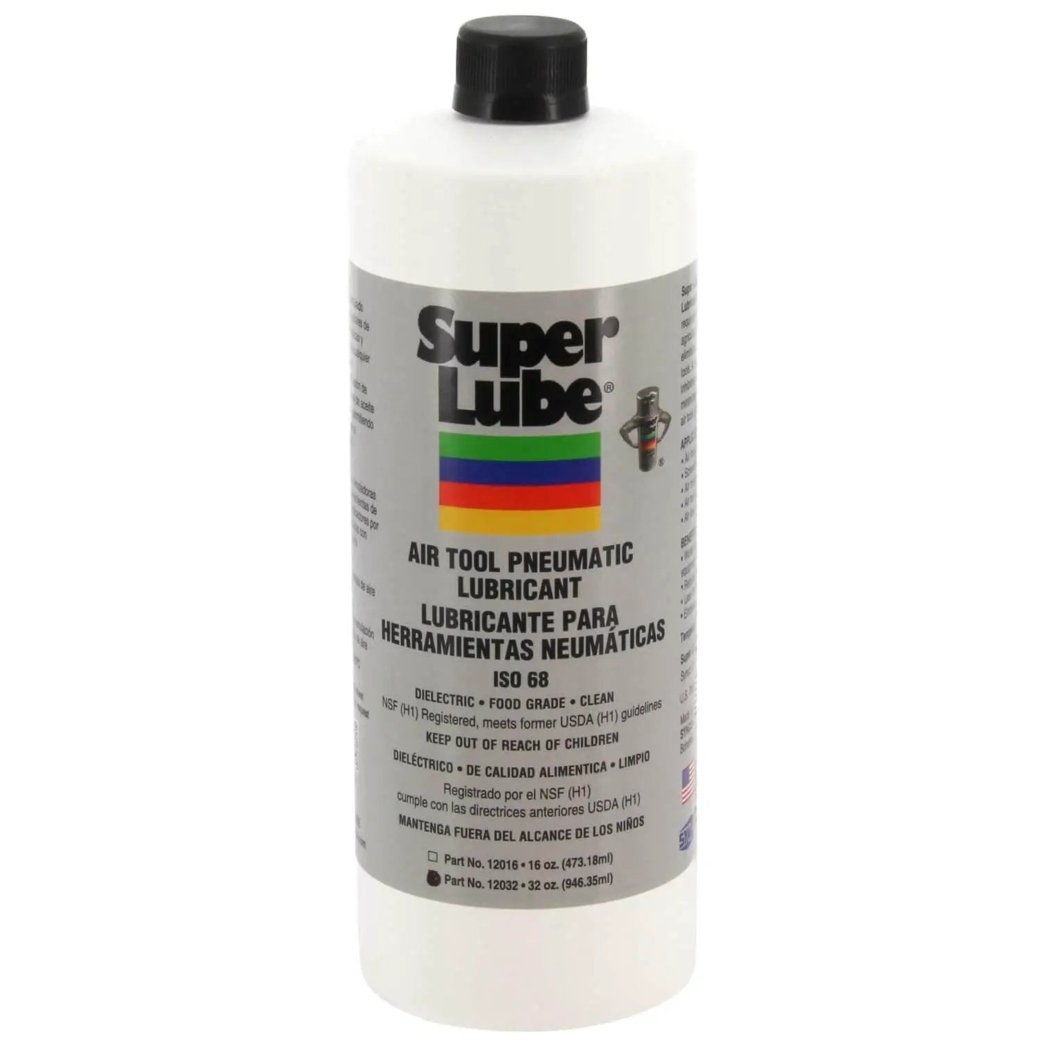 Pro Grade Pneumatic Tool Lubricant For Air Tools, Long Lasting Lubrication With Moisture Protection, NSF Food Grade, Translucent 1 Quart Bottle
