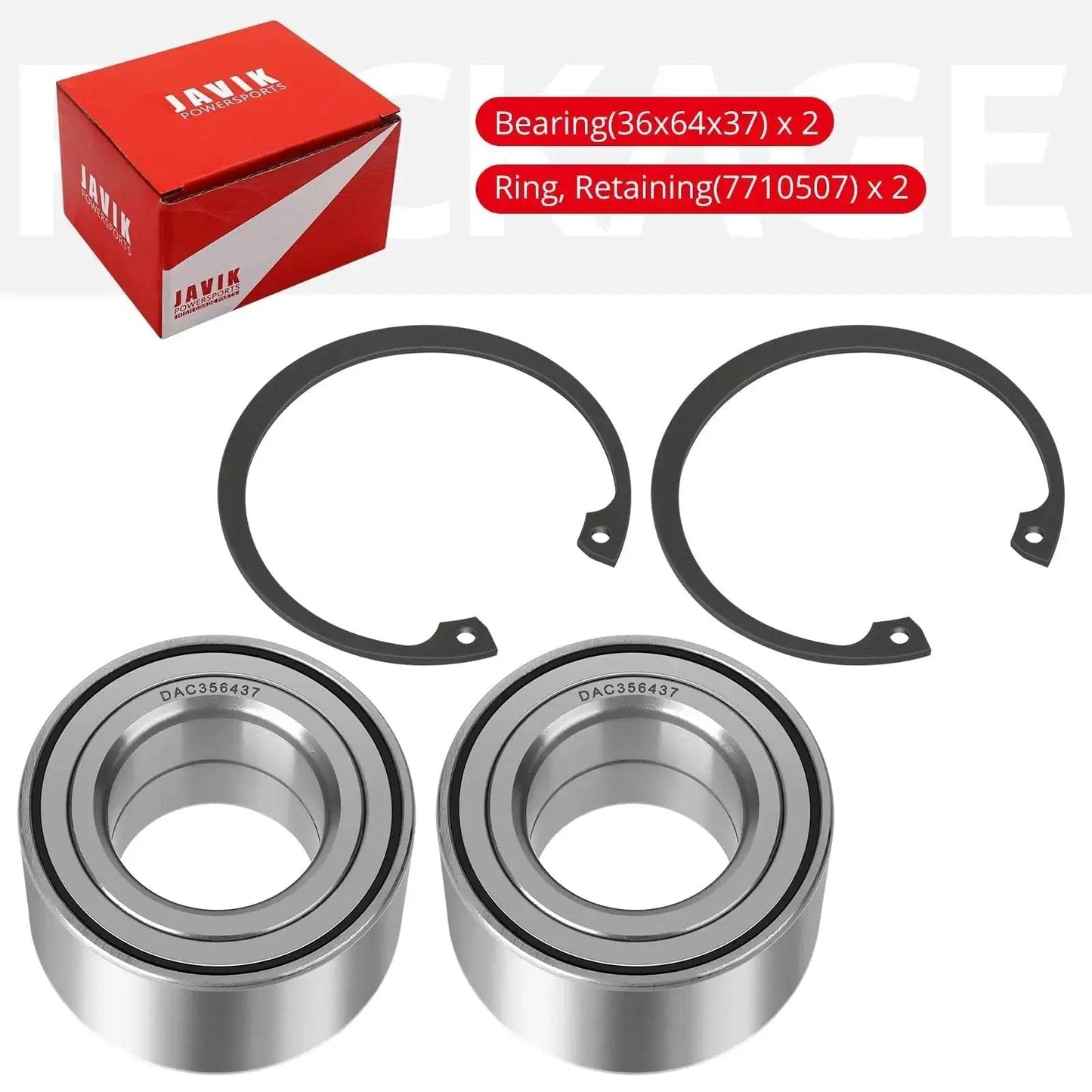 Rear Wheel Bearings For Polaris ATVs And UTVs Heavy Duty Fitment For Trail Blazer 330 Trail Boss 330 Outlaw 500 525 35x64x37 Mm