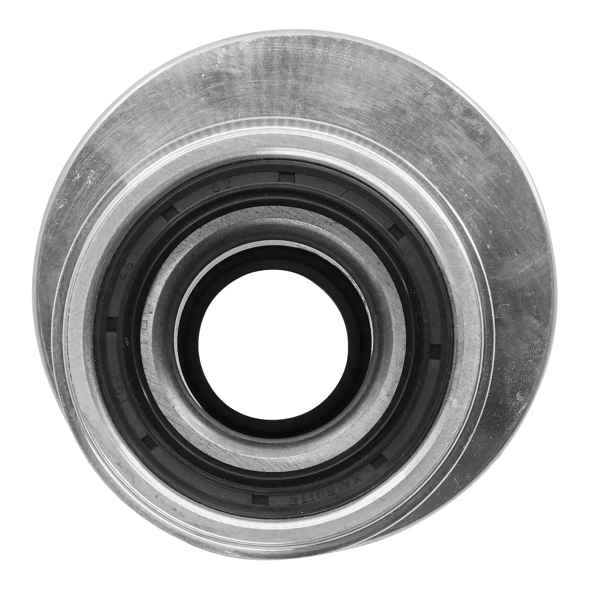 Front view of Rear Axle Bearing Housing Carrier Hub For Polaris Trail Boss 325 2000 2001 2002 Caltric Replacement Part Fits Scrambler 400