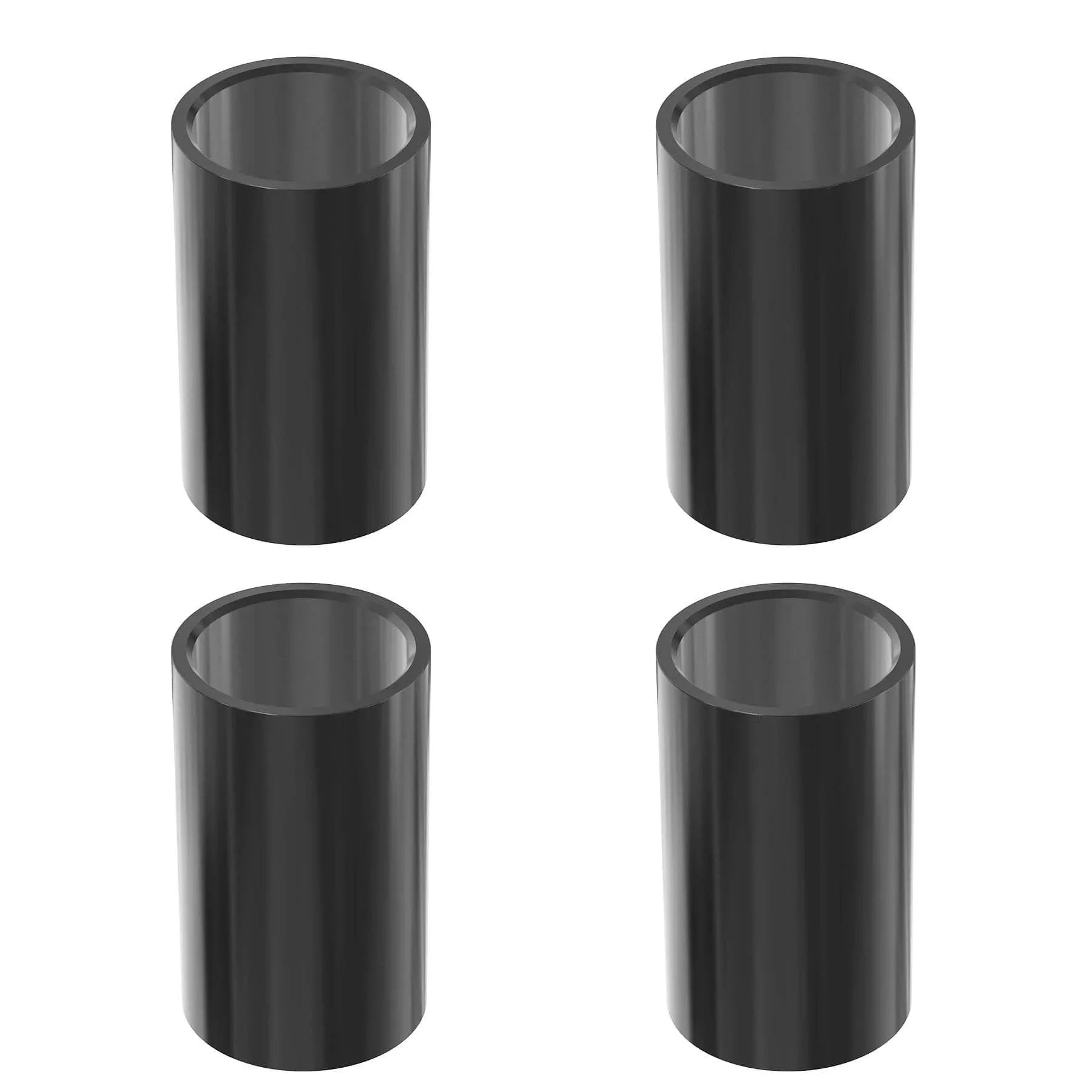 4Pcs POM Oil Free Sleeve Bearings 6mm ID 8mm OD 10mm Length Self Lubricating Black Bushings for Shaft of Equipment Machinery