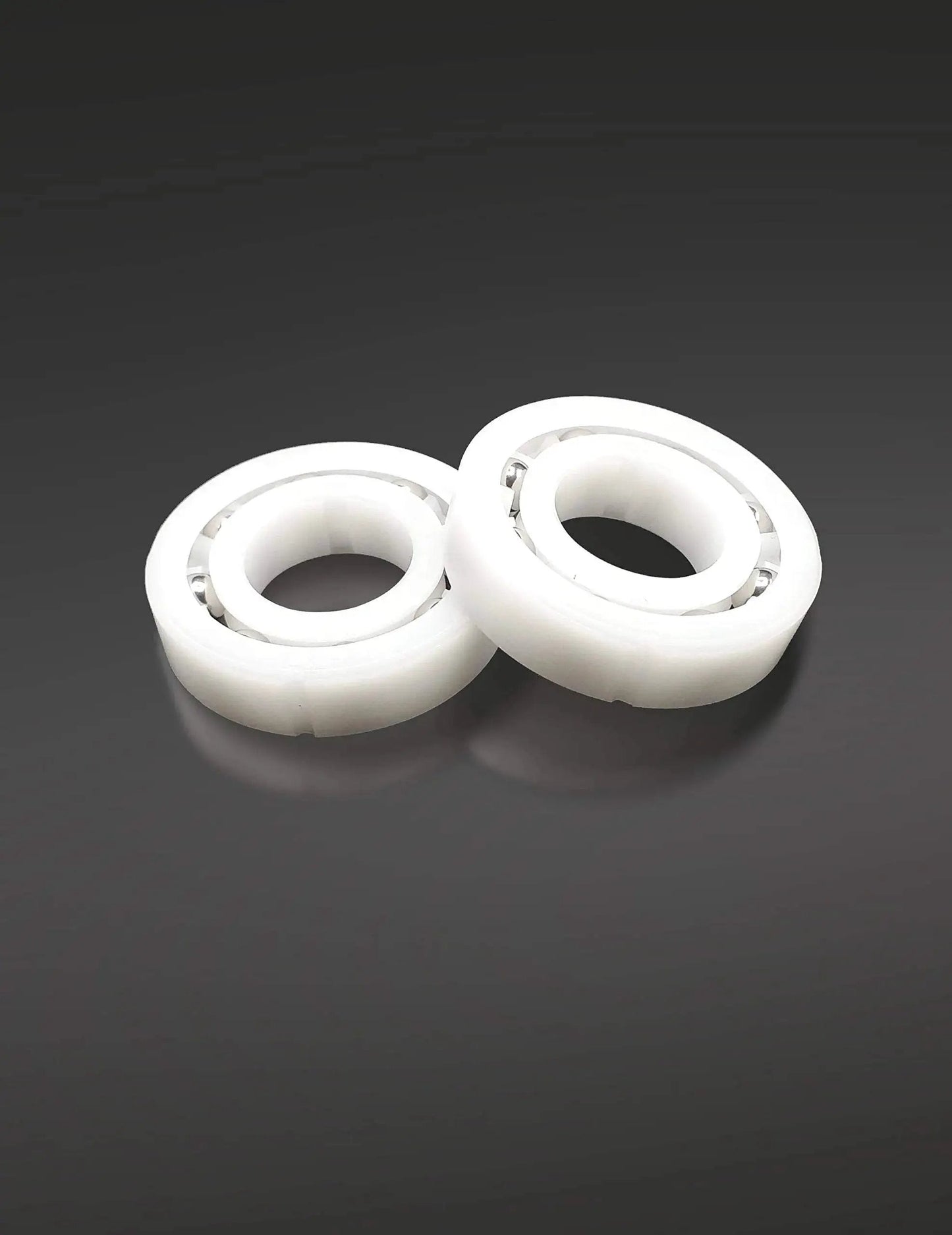 Bearing Replacement Kit For Hayward Navigator Automatic Pool Cleaner By Swimables, white bearings, stainless steel balls, 2 pack
